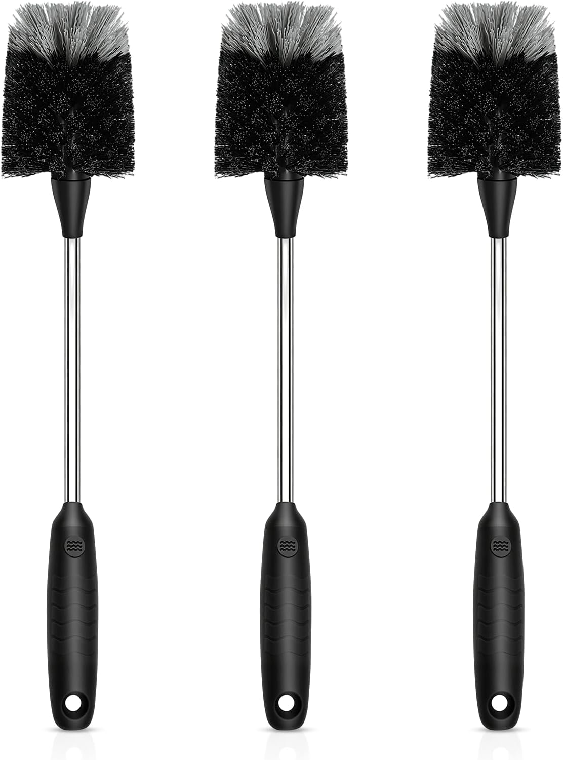 Long-Handle Bottle Cleaning Brushes, 3 Pack