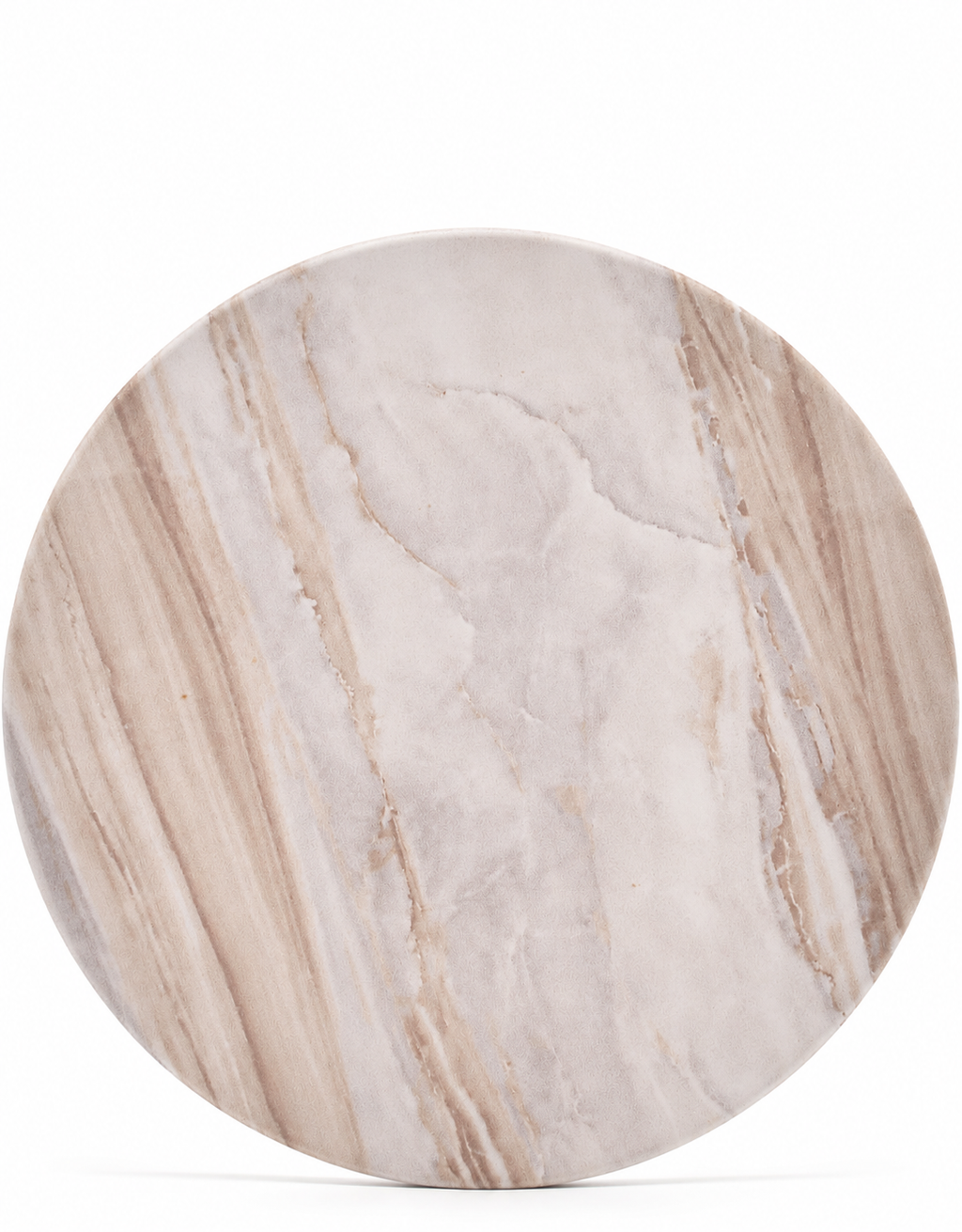 Marble Look Ceramic Drink Coasters with Holder, Set of 6