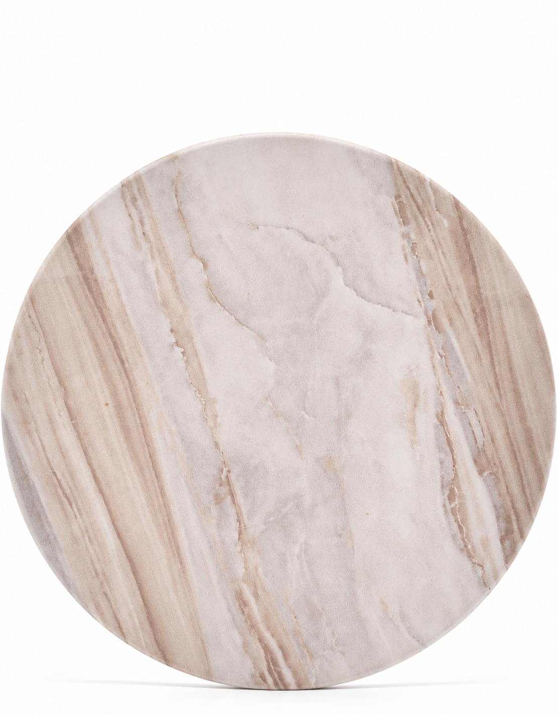 Marble Look Ceramic Drink Coasters with Holder, Set of 6