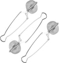 Stainless Steel Snap Ball Tea Infusers, 3 Pack